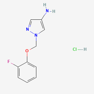 1-[(2-Fluorophenoxy)methyl]-1H-pyrazol-4-amine hydrochloride