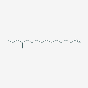 molecular formula C17H34 B14505487 13-Methylhexadec-1-ene CAS No. 62949-87-5