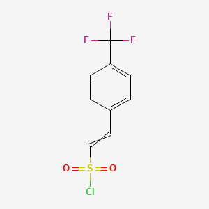2-[4-(Trifluoromethyl)phenyl]ethene-1-sulfonyl chloride