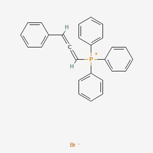 molecular formula C27H22BrP B14505557 Triphenyl(3-phenylpropadienyl)phosphanium bromide CAS No. 64934-32-3