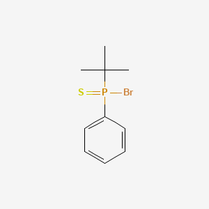 molecular formula C10H14BrPS B14505577 tert-Butyl(phenyl)phosphinothioic bromide CAS No. 62839-85-4