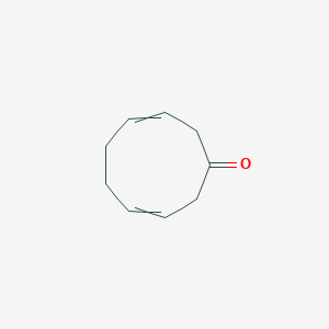 molecular formula C9H12O B14505587 Cyclonona-3,7-dien-1-one CAS No. 62870-30-8