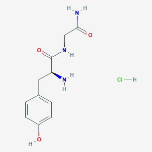 molecular formula C11H16ClN3O3 B1450559 H-Tyr-gly-NH2 hcl CAS No. 99940-62-2