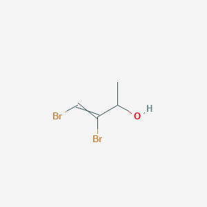 molecular formula C4H6Br2O B14505652 3,4-Dibromobut-3-en-2-ol CAS No. 62872-37-1
