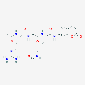 molecular formula C28H40N8O7 B1450566 Ac-Arg-Gly-Lys(Ac)-AMC CAS No. 660846-97-9