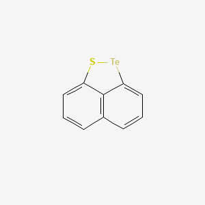 molecular formula C10H6STe B14505709 Naphtho(1,8-cd)-1,2-tellurathiole CAS No. 64869-36-9