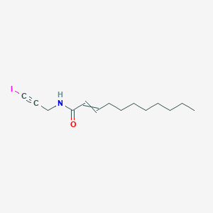 molecular formula C14H22INO B14505749 N-(3-Iodoprop-2-YN-1-YL)undec-2-enamide CAS No. 62858-09-7