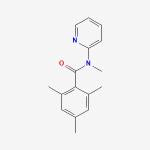 molecular formula C16H18N2O B14505757 N,2,4,6-Tetramethyl-N-(pyridin-2-yl)benzamide CAS No. 65052-86-0