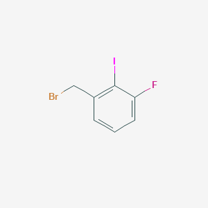 molecular formula C7H5BrFI B1450578 3-Fluoro-2-iodobenzyl bromide CAS No. 1261675-04-0