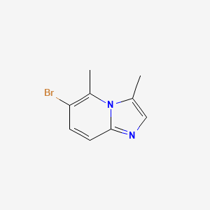 molecular formula C9H9BrN2 B1450581 6-Bromo-3,5-dimethylimidazo[1,2-a]pyridine CAS No. 1545482-60-7