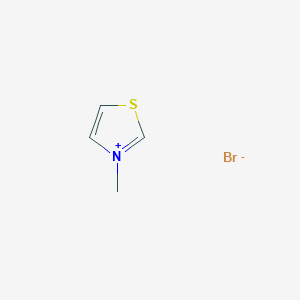 molecular formula C4H6BrNS B14505852 3-Methyl-1,3-thiazol-3-ium bromide CAS No. 63423-95-0