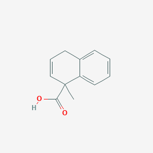 molecular formula C12H12O2 B14505869 1-Naphthalenecarboxylic acid, 1,4-dihydro-1-methyl- CAS No. 63171-65-3