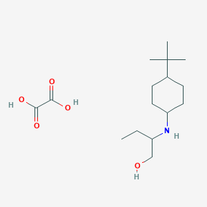 molecular formula C16H31NO5 B1450587 2-[(4-t-Butylcyclohexyl)amino]butan-1-ol oxalate CAS No. 1431964-29-2