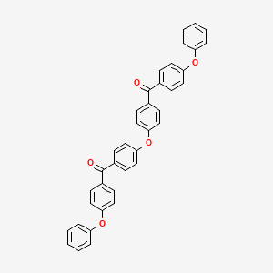 molecular formula C38H26O5 B14505880 [Oxydi(4,1-phenylene)]bis[(4-phenoxyphenyl)methanone] CAS No. 63347-89-7