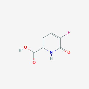 molecular formula C6H4FNO3 B1450589 5-氟-6-羟基吡啶-2-甲酸 CAS No. 1189757-55-8