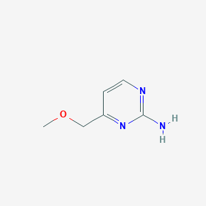 molecular formula C6H9N3O B145059 4-(Methoxymethyl)pyrimidin-2-amine CAS No. 127958-17-2
