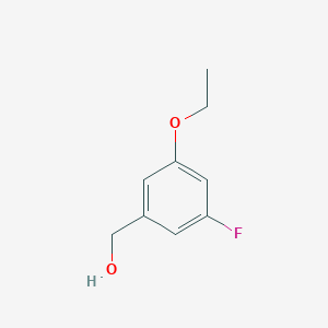 molecular formula C9H11FO2 B1450591 3-Ethoxy-5-fluorobenzyl alcohol CAS No. 1443324-36-4