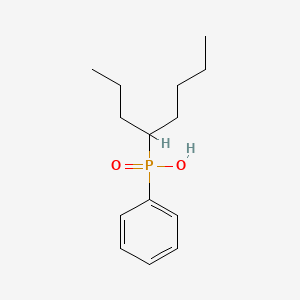 molecular formula C14H23O2P B14505944 Octan-4-YL(phenyl)phosphinic acid CAS No. 64266-09-7