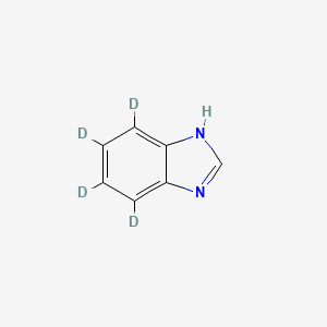 molecular formula C7H6N2 B1450596 苯并咪唑-4,5,6,7-D4 CAS No. 64531-29-9