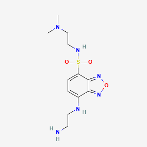 molecular formula C12H20N6O3S B1450599 4-[2-(n,n-Dimethylamino)ethylaminosulfonyl]-7-(2-aminoethylamino)-2,1,3-benzoxadiazole CAS No. 913253-56-2