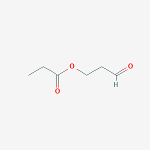 molecular formula C6H10O3 B14505992 3-Oxopropyl propanoate CAS No. 63309-45-5