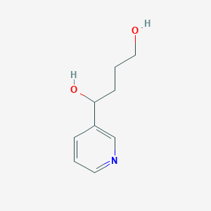 molecular formula C9H13NO2 B014506 1-(3-PYRIDYL)-1,4-BUTANEDIOL CAS No. 76014-83-0