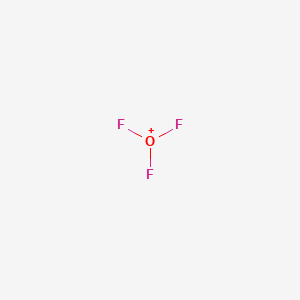 molecular formula F3O+ B14506103 Trifluorooxidanium CAS No. 64710-09-4