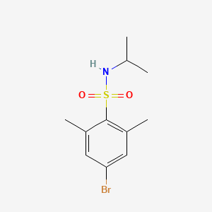 molecular formula C11H16BrNO2S B1450616 4-bromo-N-isopropyl-2,6-dimethylbenzenesulfonamide CAS No. 1704097-43-7