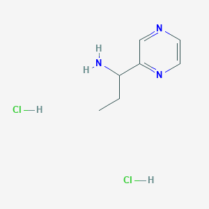 1-(Pyrazin-2-yl)propan-1-amine dihydrochloride