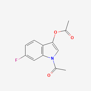 1-acetyl-6-fluoro-1H-indol-3-yl acetate
