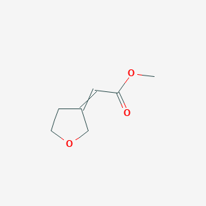 molecular formula C7H10O3 B1450626 methyl 2-(oxolan-3-ylidene)acetate CAS No. 362706-22-7