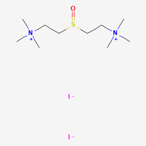 molecular formula C10H26I2N2OS B14506268 Ammonium, sulfinyldiethylenebis(trimethyl-, diiodide CAS No. 63951-33-7