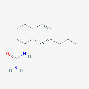 molecular formula C14H20N2O B14506297 N-(7-Propyl-1,2,3,4-tetrahydronaphthalen-1-yl)urea CAS No. 63125-50-8