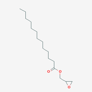molecular formula C16H30O3 B14506349 Tridecanoic acid, 2,3-epoxypropyl ester CAS No. 65207-60-5