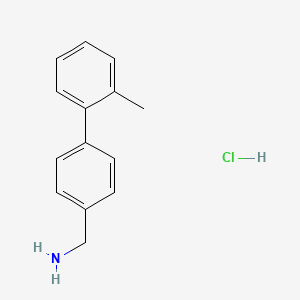molecular formula C14H16ClN B1450636 AKOS BAR-2002 CAS No. 389602-69-1