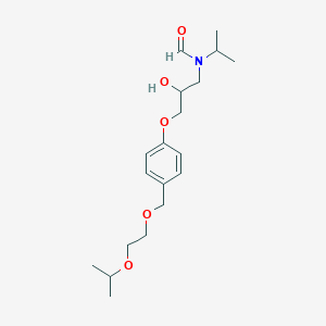 molecular formula C19H31NO5 B1450637 N-(2-Hydroxy-3-(4-((2-isopropoxyethoxy)methyl)phenoxy)propyl)-N-isopropylformamide CAS No. 1447715-45-8