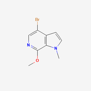 molecular formula C9H9BrN2O B1450640 4-bromo-7-methoxy-1-methyl-1H-pyrrolo[2,3-c]pyridine CAS No. 2103352-52-7