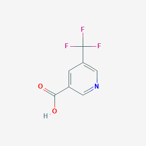 molecular formula C7H4F3NO2 B145065 5-(Trifluoromethyl)nicotinic acid CAS No. 131747-40-5