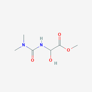 molecular formula C6H12N2O4 B14506523 Methyl [(dimethylcarbamoyl)amino](hydroxy)acetate CAS No. 64732-12-3