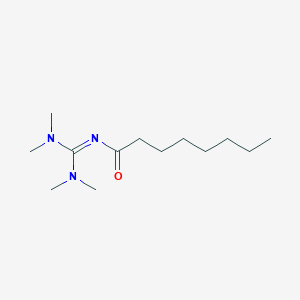 molecular formula C13H27N3O B14506544 N-[Bis(dimethylamino)methylidene]octanamide CAS No. 63493-49-2