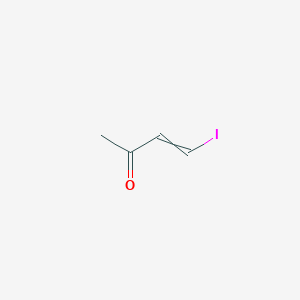 molecular formula C4H5IO B14506650 4-Iodobut-3-en-2-one CAS No. 63242-85-3