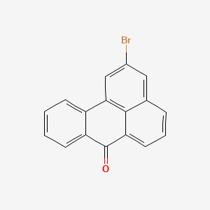 molecular formula C17H9BrO B14506709 7H-Benz(de)anthracen-7-one, 2-bromo- CAS No. 65072-55-1