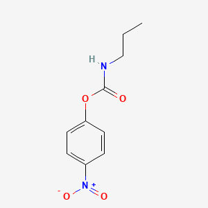 molecular formula C10H12N2O4 B14506724 4-Nitrophenyl propylcarbamate CAS No. 63321-49-3