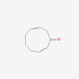 molecular formula C9H12O B14506790 Cyclonona-2,7-dien-1-one CAS No. 62870-29-5