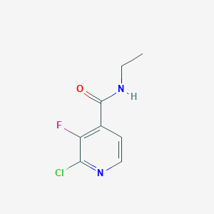molecular formula C8H8ClFN2O B1450683 2-Chloro-N-ethyl-3-fluoropyridine-4-carboxamide CAS No. 1850921-60-6