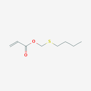 molecular formula C8H14O2S B14506854 (Butylsulfanyl)methyl prop-2-enoate CAS No. 62839-35-4
