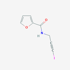 molecular formula C8H6INO2 B14506947 N-(3-Iodoprop-2-yn-1-yl)furan-2-carboxamide CAS No. 62939-07-5
