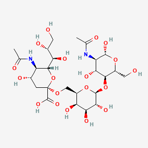 molecular formula C25H42N2O19 B14506989 6-Sialyllactosamine CAS No. 64364-50-7