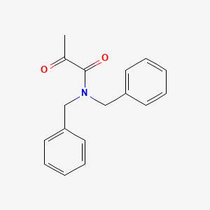 molecular formula C17H17NO2 B14507012 Propanamide, 2-oxo-N,N-bis(phenylmethyl)- CAS No. 64201-00-9
