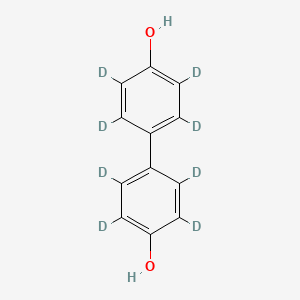 molecular formula C12H10O2 B1450702 4,4'-Dihydroxybiphenyl-D8 